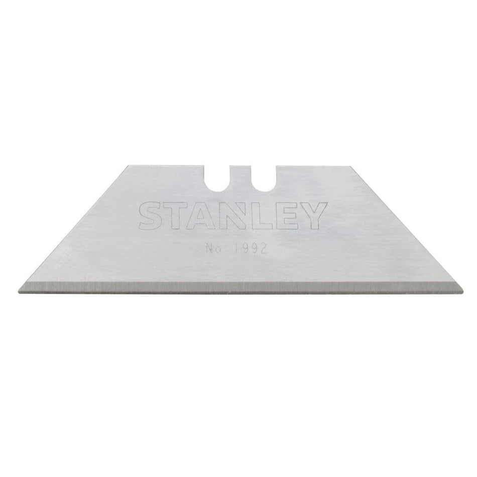 Stanley 1992 heavy-duty utility knife replacement blade featuring a precision-honed edge for general-purpose construction cutting.