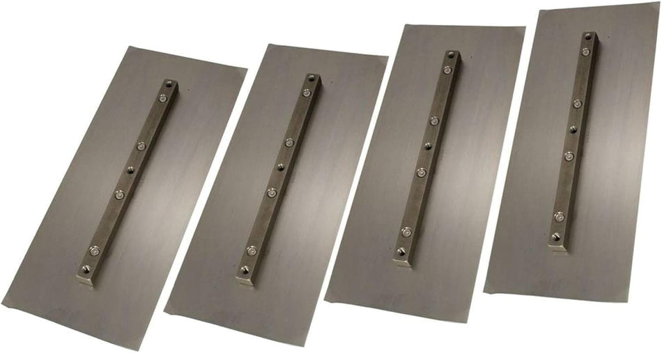 Stens 750-031 Trowel Blade set of 4 metal blades compatible with 36" trowel machines from various brands.