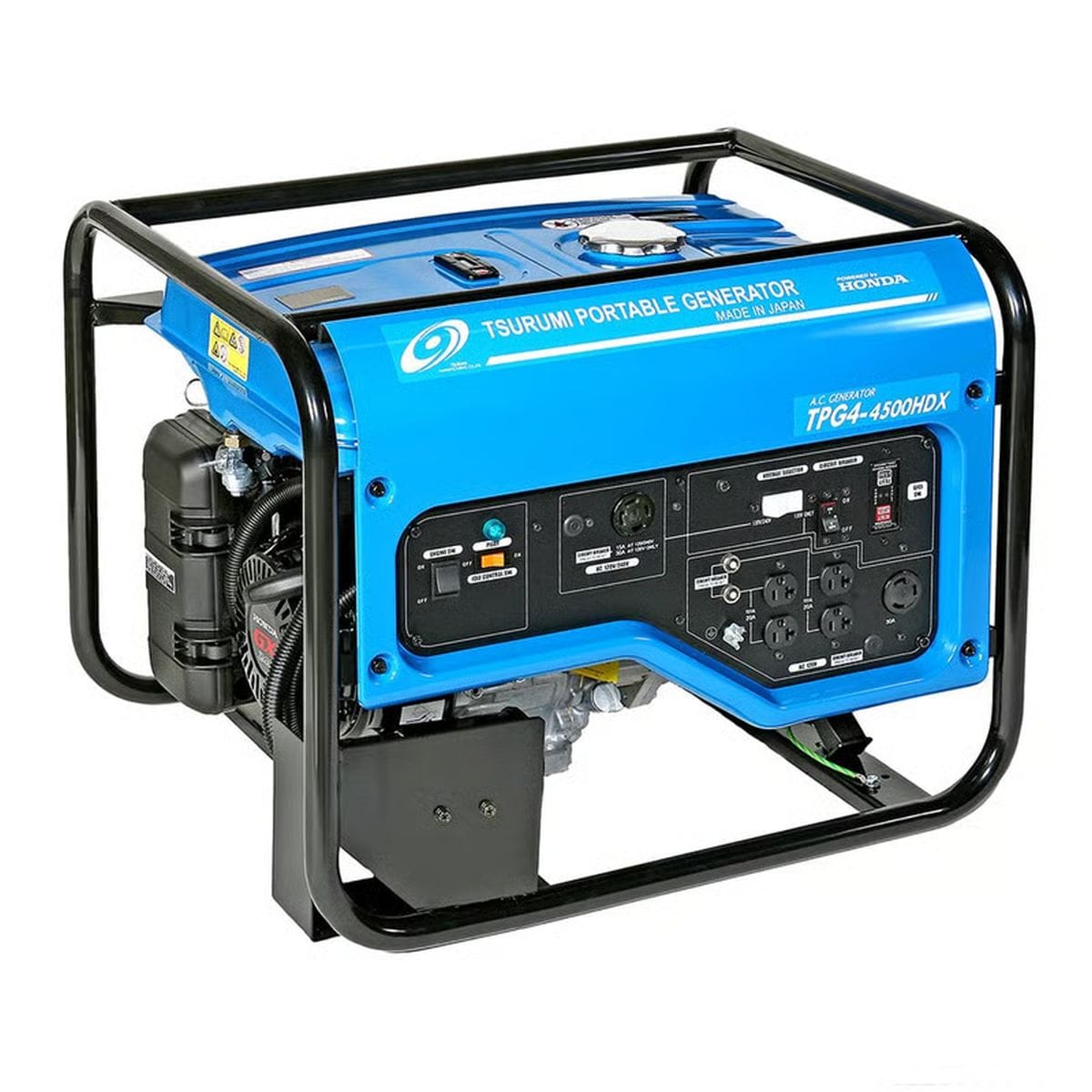 Image of Tsurumi 3600W Portable Generator With Honda Engine