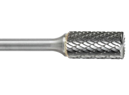 Metal burr tool on a white background