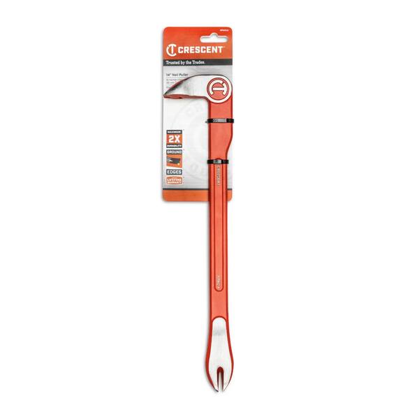 Heat-Treated Forged Steel Nail Puller in packaging