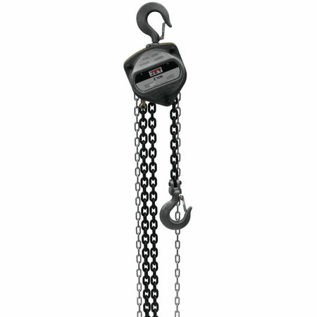 JET 2-Ton Hand Chain Hoist 30' Lift Model S90-200-30 with heavy-duty hooks and durable chain for lifting tasks