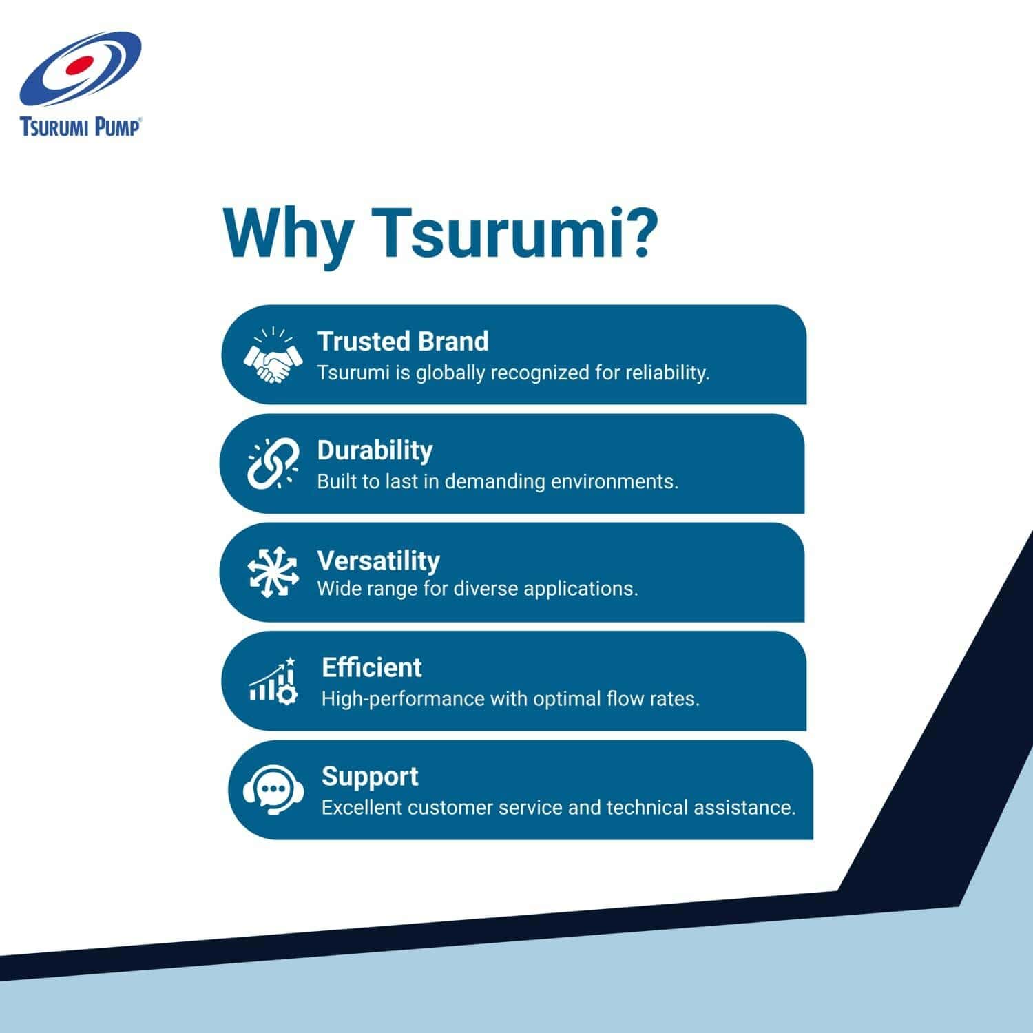 Tsurumi Pump HSZ2.4S Submersible Trash Pump with Float Switch 1/2 HP 115V 2" Discharge for Sand and Solids