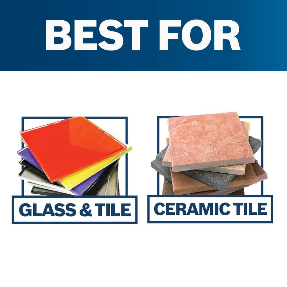 BOSCH DB343C 3 in. Continuous Rim Diamond Blade for extra clean wet cutting of glass tile and ceramic tile.