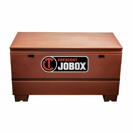 Brown tool box with 'Crescent Jobox' logo on a white background