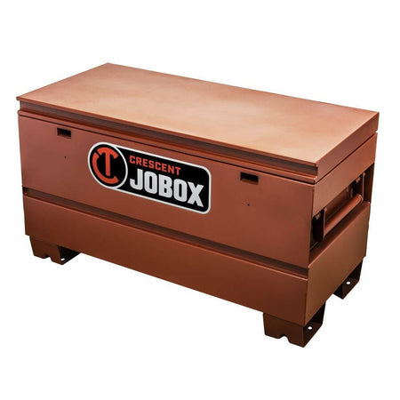 Brown tool box with 'Crescent Jobox' logo on a white background