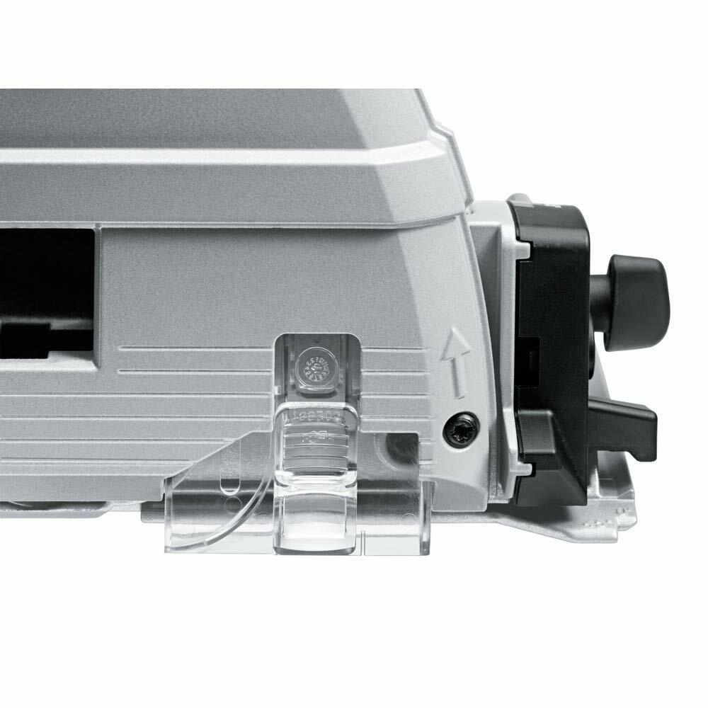 Bosch 13 Amp Corded 6-1/2 Inch Plunge Track Saw dust hose adapter for precise wood cutting tool accessory