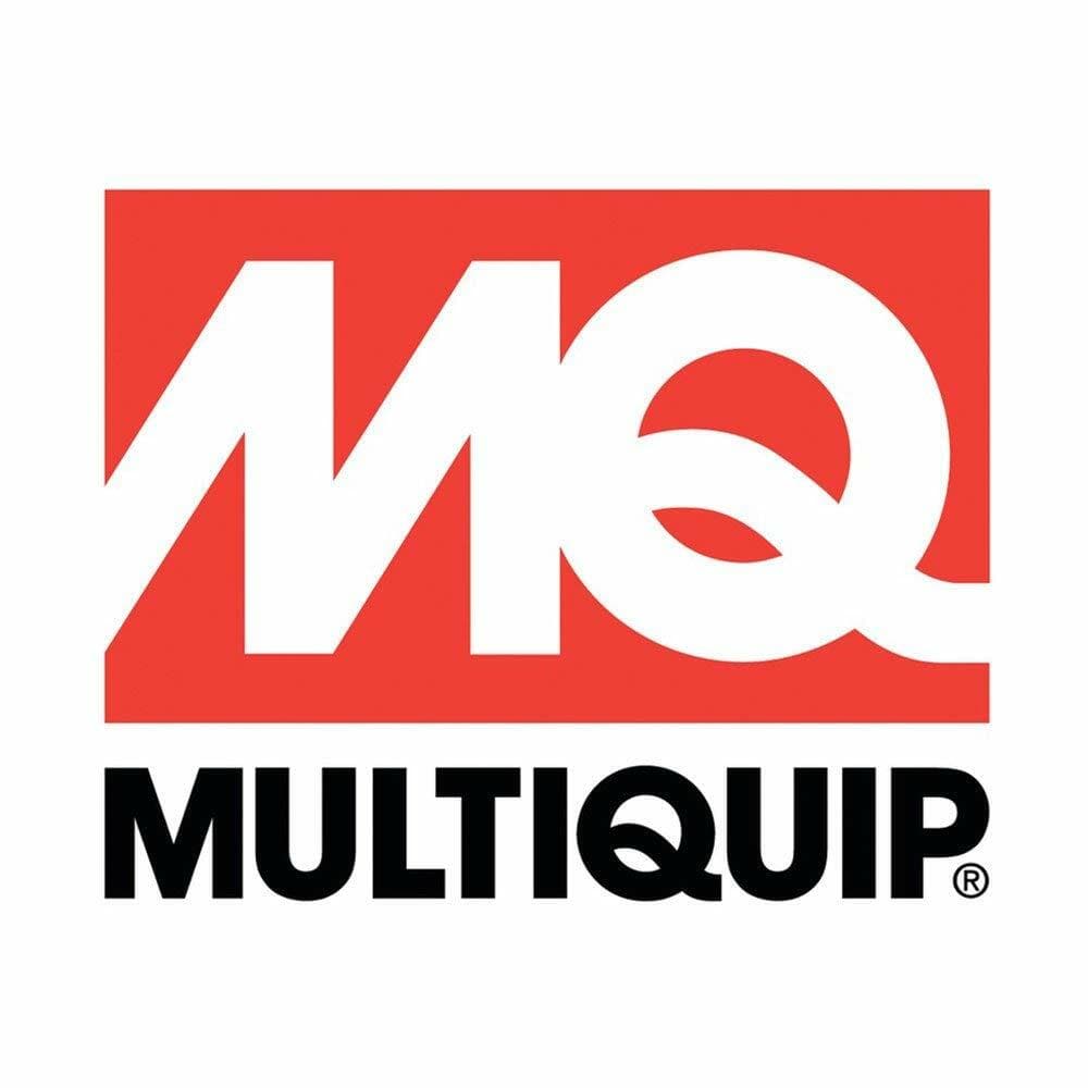 Multiquip logo with red background and white text