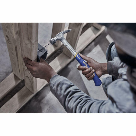 IRWIN Hammer 20 OZ Rip Claw Hammer with ergonomic textured grip for comfortable and durable framing use