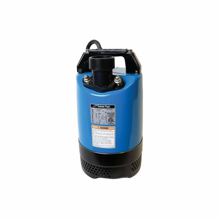 Tsurumi Pump LB-800 Submersible Dewatering Pump 1 HP 115V 2 Inch Discharge 80 GPM for Construction Use