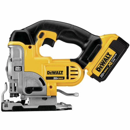 DEWALT 20V MAX Cordless Jig Saw with 4.0Ah Battery Variable Speed Keyless Blade and Orbital Action
