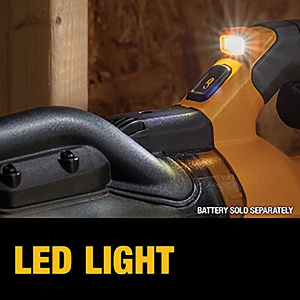 DEWALT 20V MAX Cordless Handheld Dry Vacuum DCV501HB with LED Light for Jobsite Cleanup and HEPA Filtration