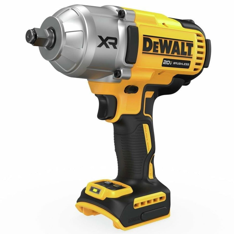 DeWalt 20V MAX XR 1/2 in. High Torque Cordless Impact Wrench with Hog Ring Anvil Brushless Motor Tool Only 