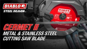 Diablo Steel Demon Cermet II Metal Cutting Saw Blade promotional video

