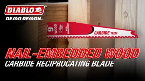 Diablo Nail-Embedded Wood Carbide Reciprocating Blade promotional how to video