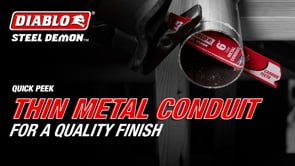Quick Peek - 12 Teeth Per Inch | Diablo 12 TPI Thin Metal Conduit Recip Blade promotional how to video