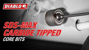 SDS-Max and SDS Plus Carbide Tipped Core Bits promotional video
