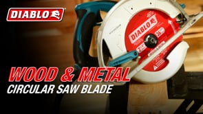 Diablo Wood & Metal Carbide Saw Blade promotional video