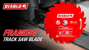 Track Saw Framing Blade promotional how to video