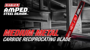 Diablo Medium Metal Amped Carbide Recip Blades promotional how to video