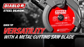 Quick Tip - Versatility | Diablo Circular Saw Blades promotional how to video