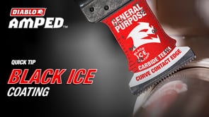 Quick Tip - Black Ice Coating Diablo OMT Blade promotional how to video