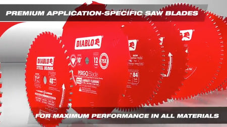 Premium Application Specific Saw Blades promotional how to video