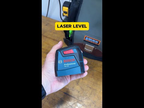 Bosch GLL30 Self-Leveling Cross-Line Laser Review promotional video.