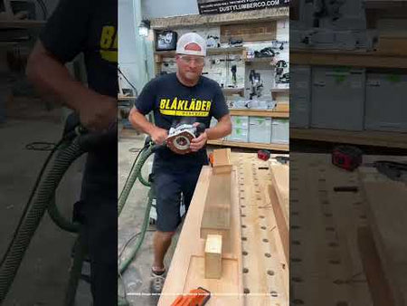 Woodworking with Freud's Double Flute Straight Bit promotional how to video