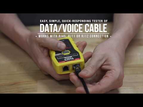 VDV526100 LAN EXPLORER DATA CABLE TESTER promotional video