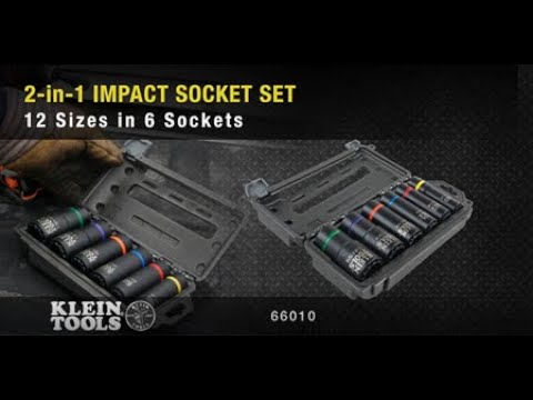 2-in-1 Impact Socket Set (Cat. No66010) promotional video