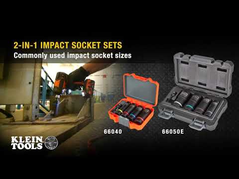 2-in-1 Impact Socket Sets (Cat. No 66040/66050E) Promotional video

