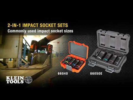 2-in-1 Impact Socket Sets (Cat. No 66040/66050E) Promotional video

