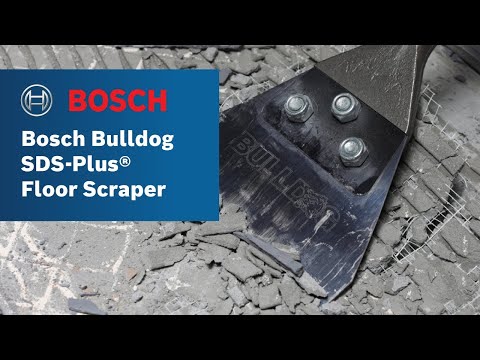 Bosch Bulldog SDS-Plus® Floor Scraper promotional video