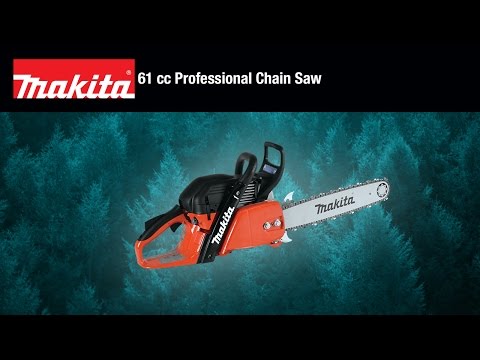 MAKITA 61 cc Professional Chain Saw (EA6100PR) promotional video