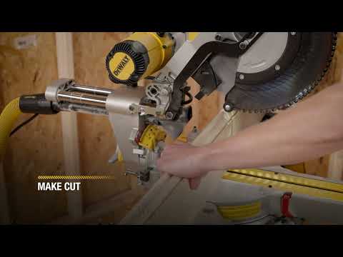 DEWALT® Miter Saws| How to Make Additional Cuts promotional how to video