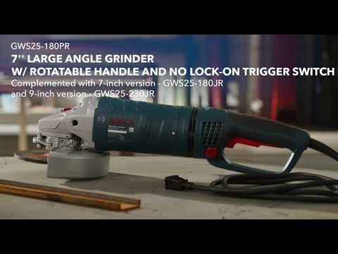 New Bosch 15-amp Large Angle Grinders | Bosch WOC 2026 promotional video