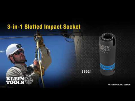 3-in-1 Slotted Impact Socket (Cat. No. 66031) promotional video
