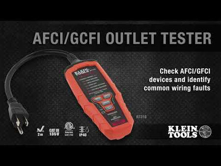 AFCI /GFCI Outlet Tester (RT310) promotional how to video