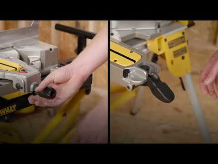 DEWALT® Miter Saws| How to Adjust Miter promotional video