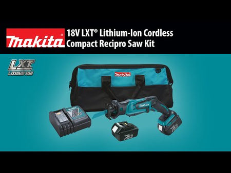MAKITA 18V LXT® Compact Recipro Saw (XRJ01) promotional video