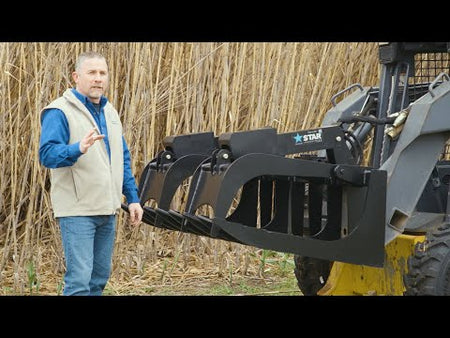 Star Industries | Skid Steel Grapple Bucket promotional video