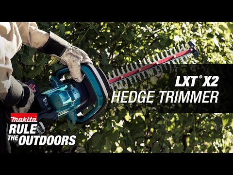 Makita Cordless Hedge Trimmer XHU07 promotional how to video