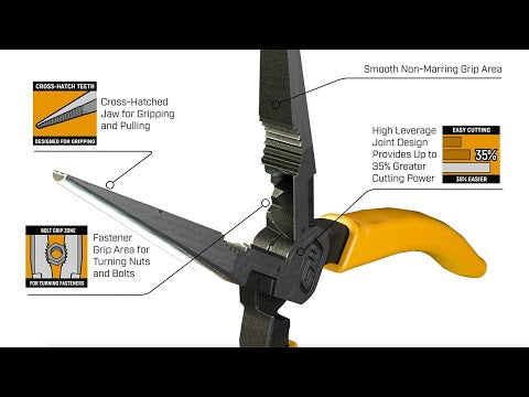GEARWRENCH PitBull Dipped Handle Longnose Pliers promotional how to video