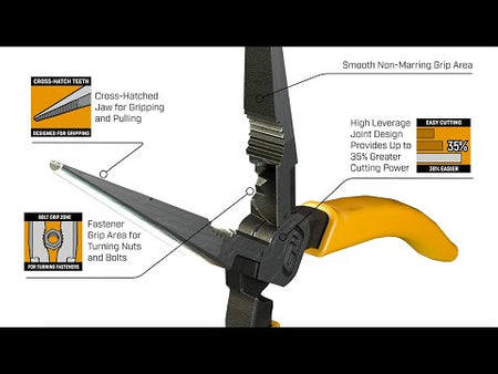 GEARWRENCH PitBull Dipped Handle Longnose Pliers promotional how to video