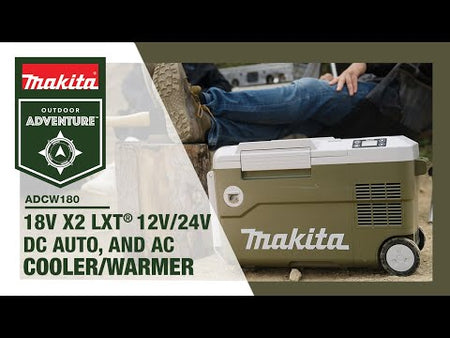 Outdoor Adventure 18V X2 LXT®, 12V/24V DC Auto, and AC Cooler/Warmer (ADCW180) promotional video