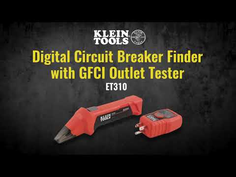 Digital Circuit Breaker Finder with GFCI Outlet Tester (ET310) promotional video