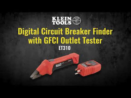 Digital Circuit Breaker Finder with GFCI Outlet Tester (ET310) promotional video
