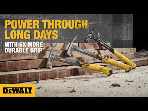 Power Through Long Days with DEWALT® TOUGHSERIESTM Hammers promotional video