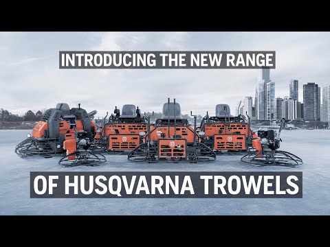 Welcome to a new era of concrete troweling (US range) promotional how to video
